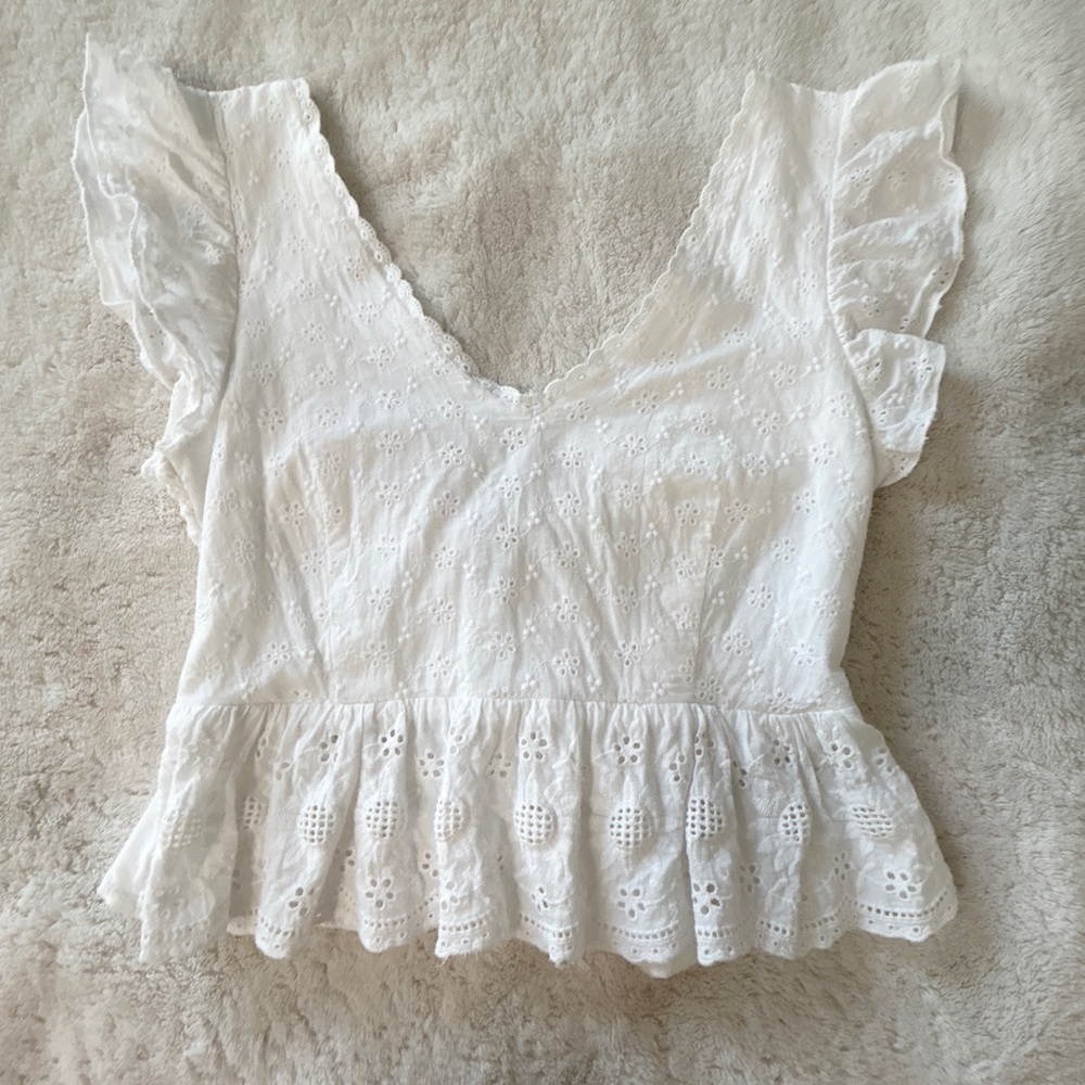 White Fancy Top